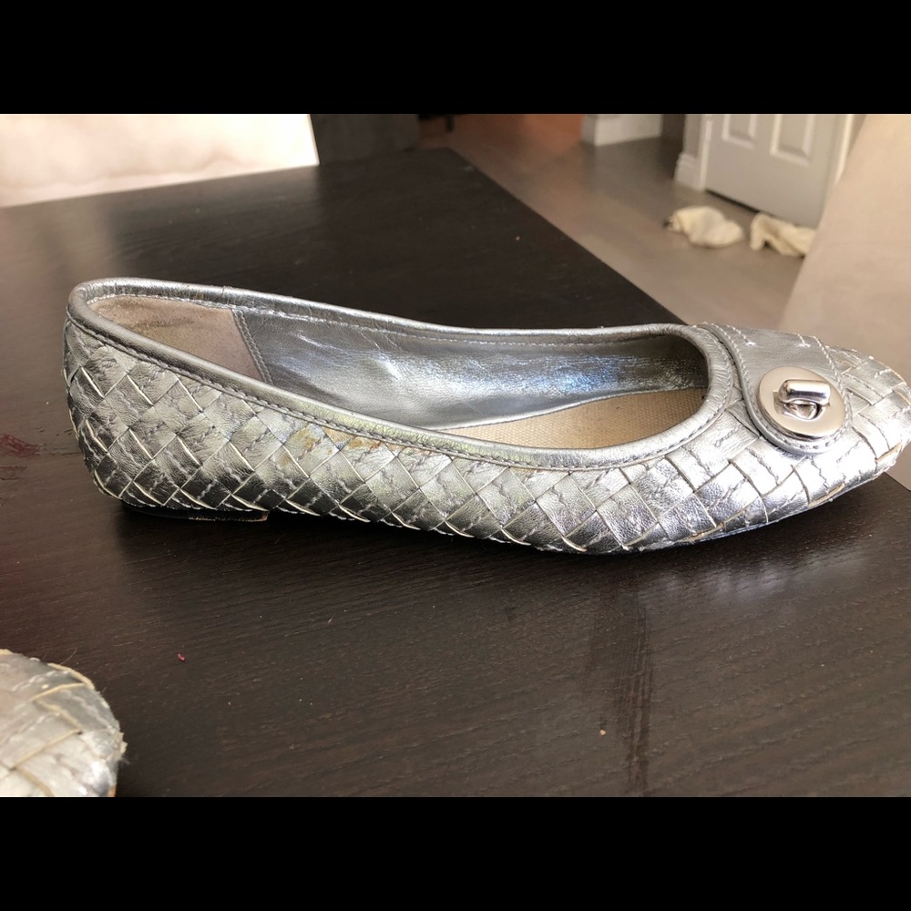 Silver Coach ballet flats - Picture 3 of 7